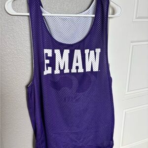 Victoria’s Secret PINK EMAW Mesh Basketball Reversible  Tank Top